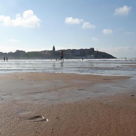 Apartamento La Escalerona Con Vistas Al Mar Leilighet Gijón Eksteriør bilde